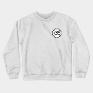 Crypto Hodler Lollipop White And Black Small Logo Crewneck Sweatshirt